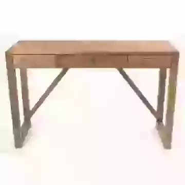 Reclaimed Pine Console Table with Drawer
